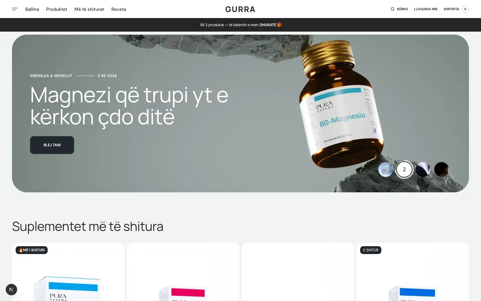 Gurra · E-commerce / Own Brand · Pluton Studio