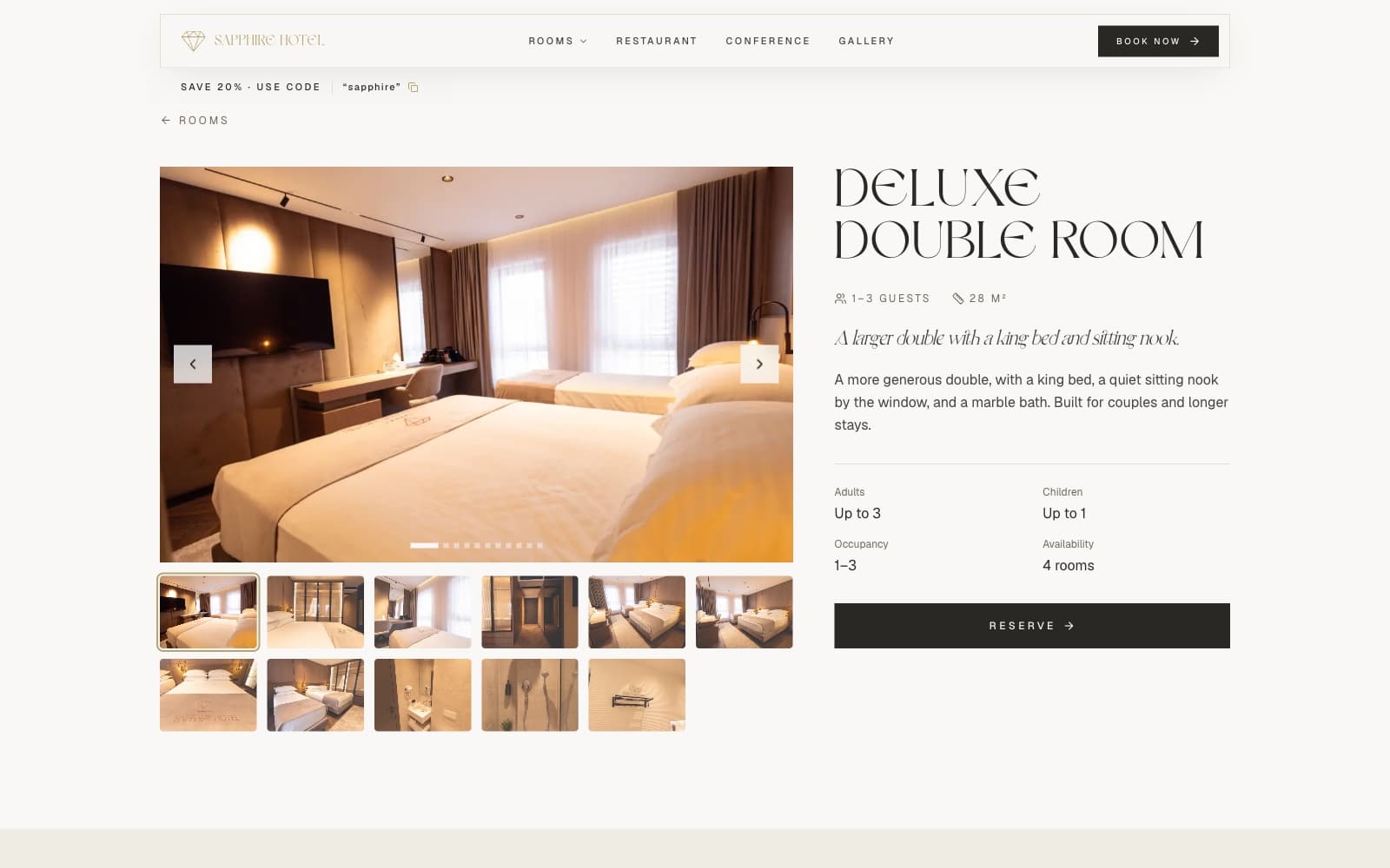 Sapphire Hotel, site view