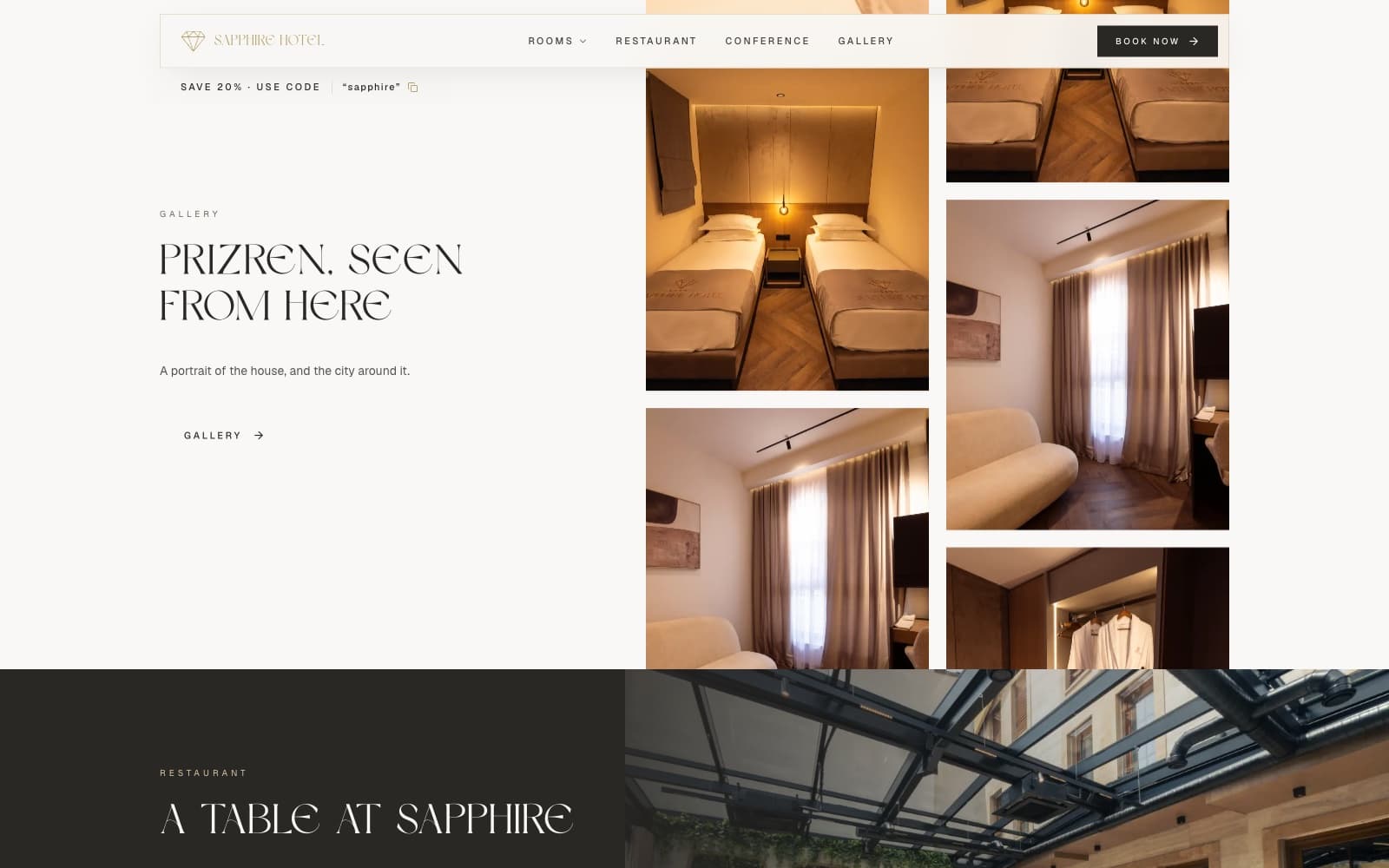 Sapphire Hotel, site view
