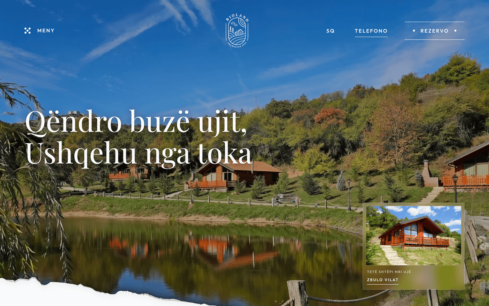 BioLand · Vila / Faqe marke · Pluton Studio