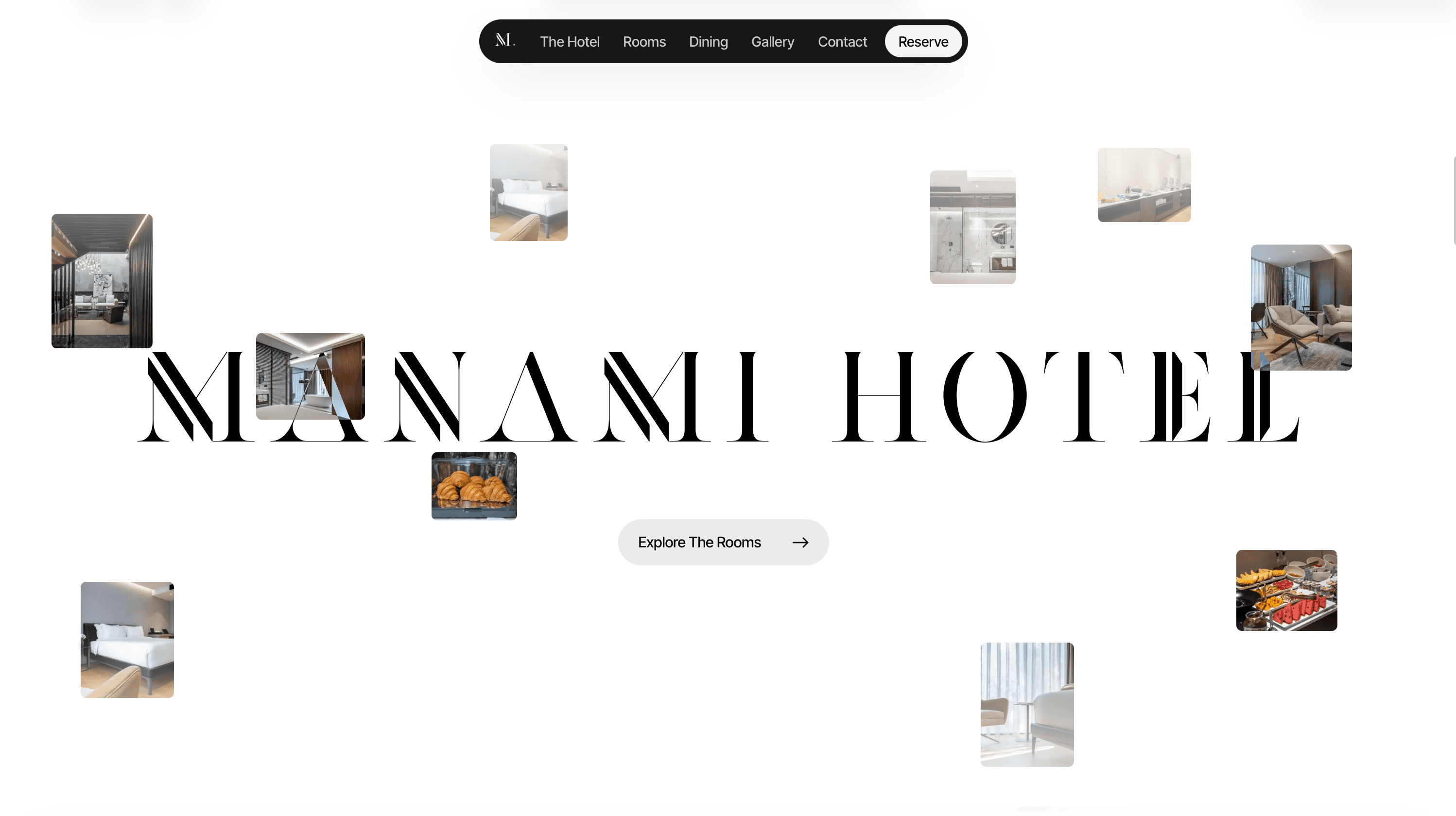 Manami Hotel · Hotel / Brand Site · Pluton Studio