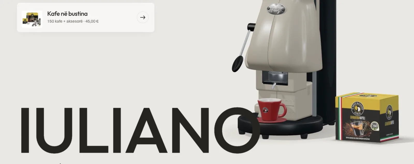 Un sito che abbiamo realizzato, sullo schermo dello studio